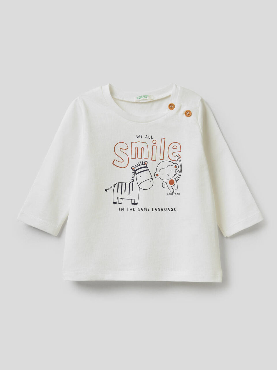 T-shirt en coton bio avec imprimé image number 1