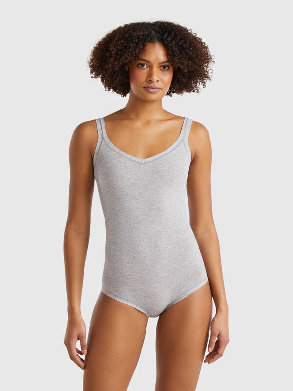 Body en coton super stretch Femme