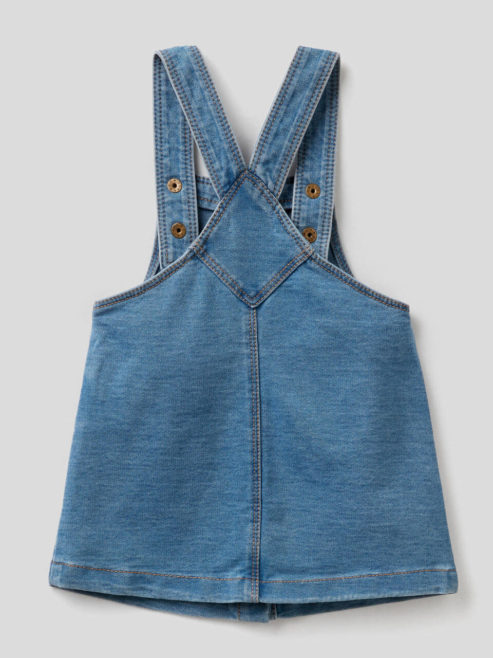 Jupe salopette effet denim image number 2