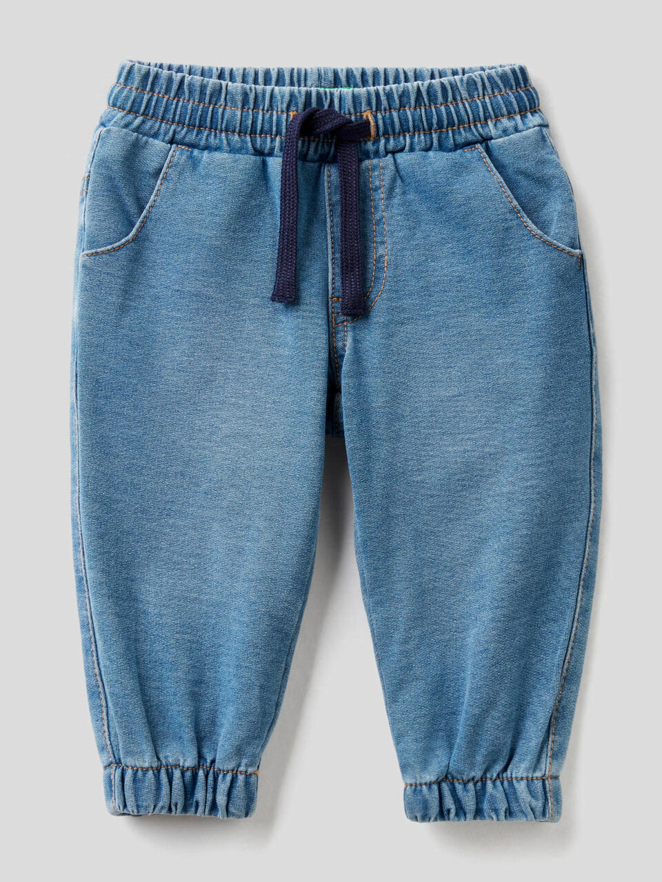 Pantalon en molleton effet denim image number 1