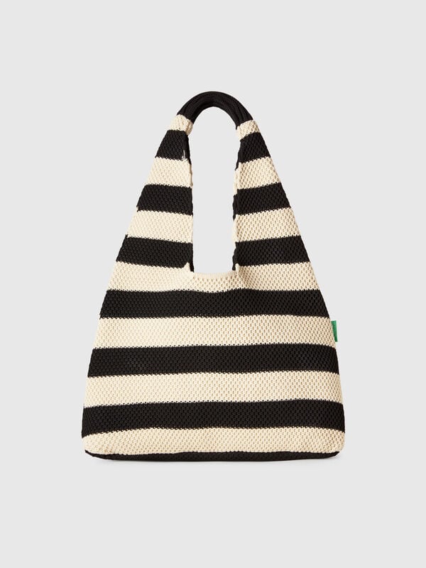Sac bandoulière en crochet Femme