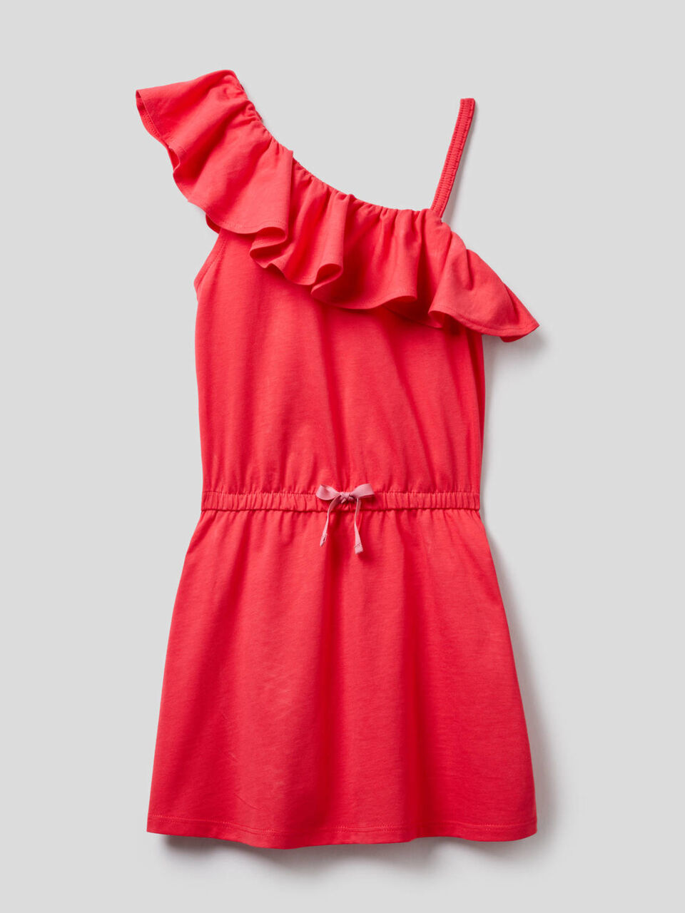 Robe asymétrique avec volant image number 1