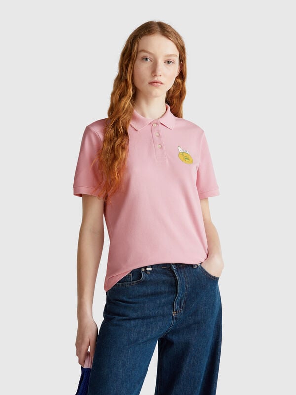 T-shirt boxy avec imprimé glace Femme