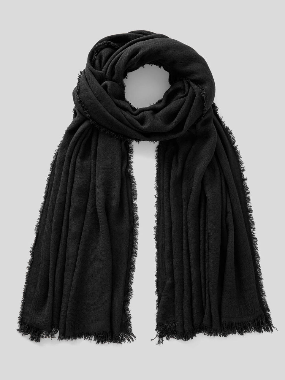 Foulard en viscose unie image number 1