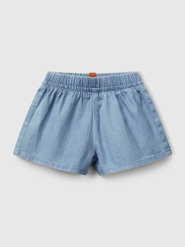 Jupe-culotte en chambray Naissancede