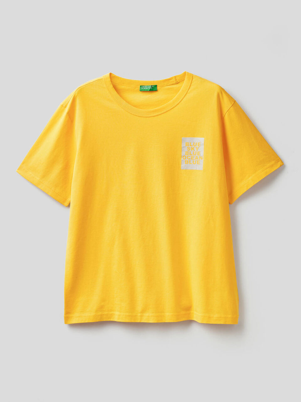 T-shirt avec imprimé en coton bio image number 1