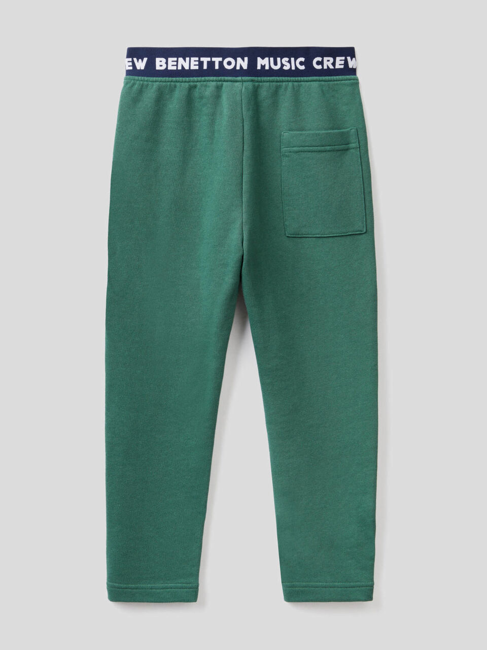 Pantalon en molleton avec élastique décoré du logo image number 2