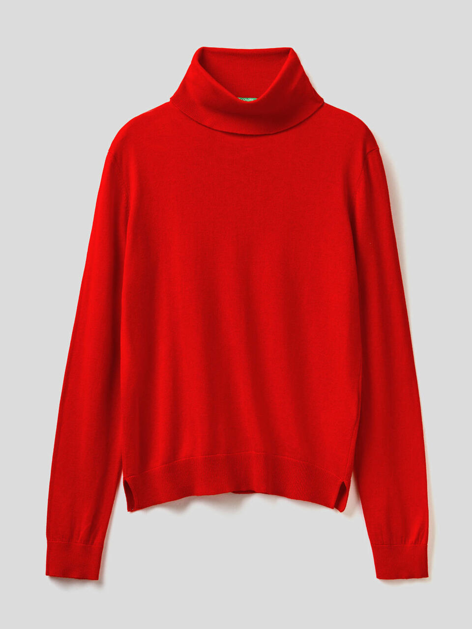 Pull col montant en coton et Modal® image number 1
