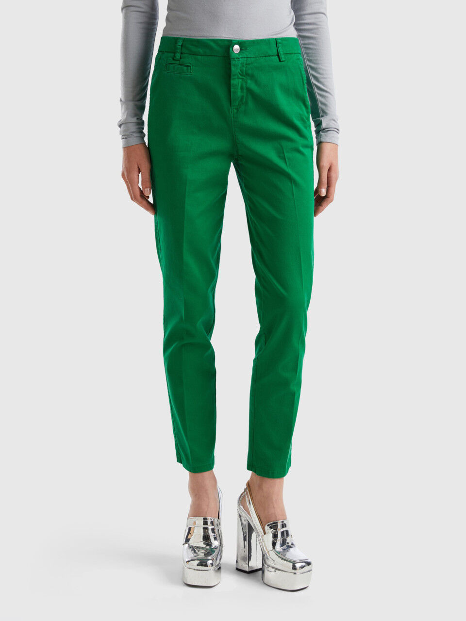 Pantalons Femme Nouvelle Collection 2024 Benetton