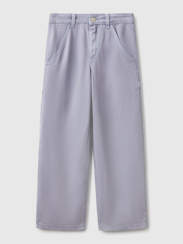 Pantalon fluide style travailleur Filles