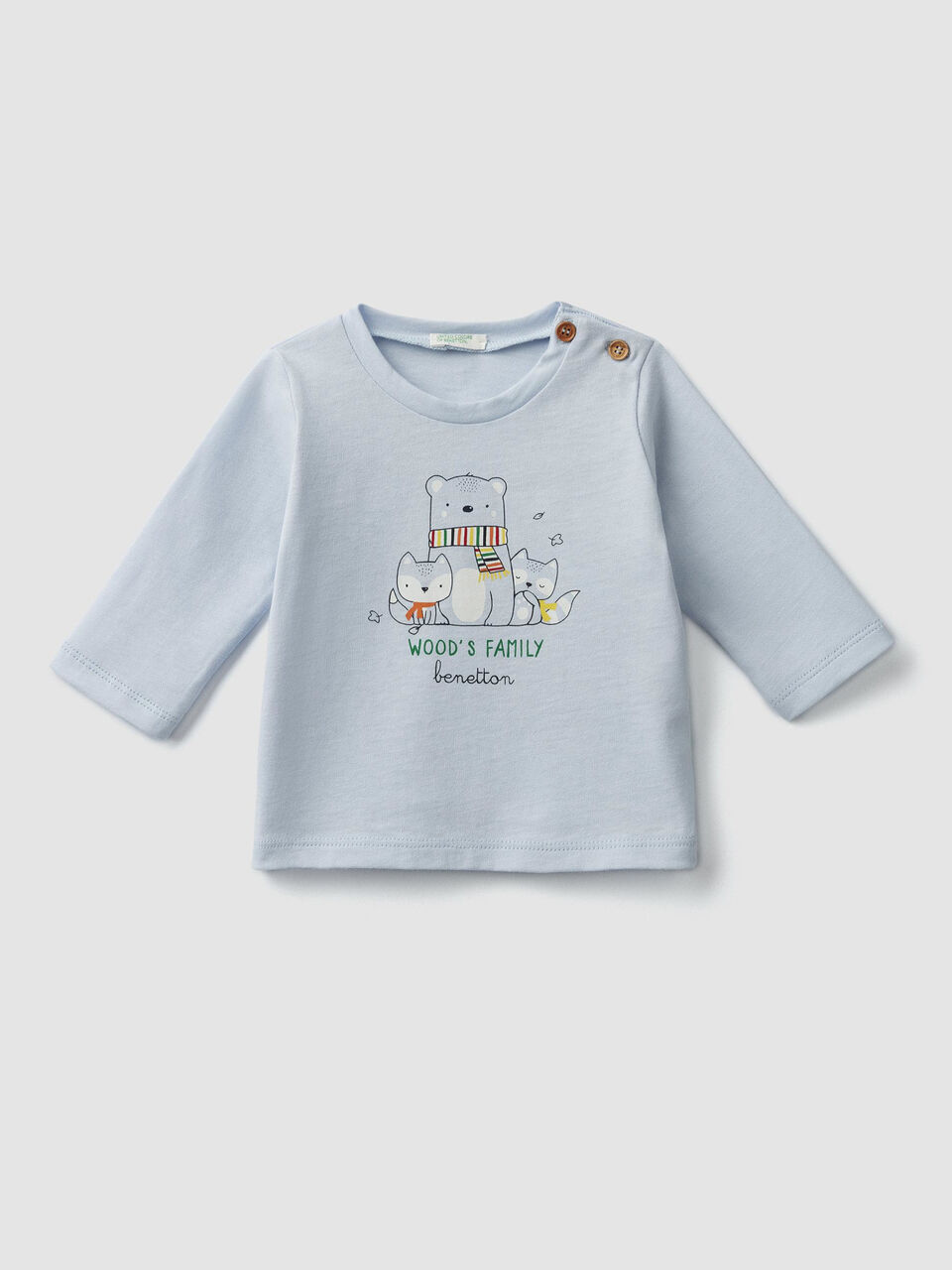 T-shirt en coton bio avec imprimé image number 1
