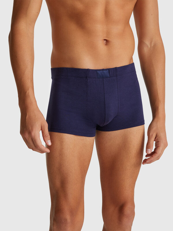 Boxer en coton mélangé Homme