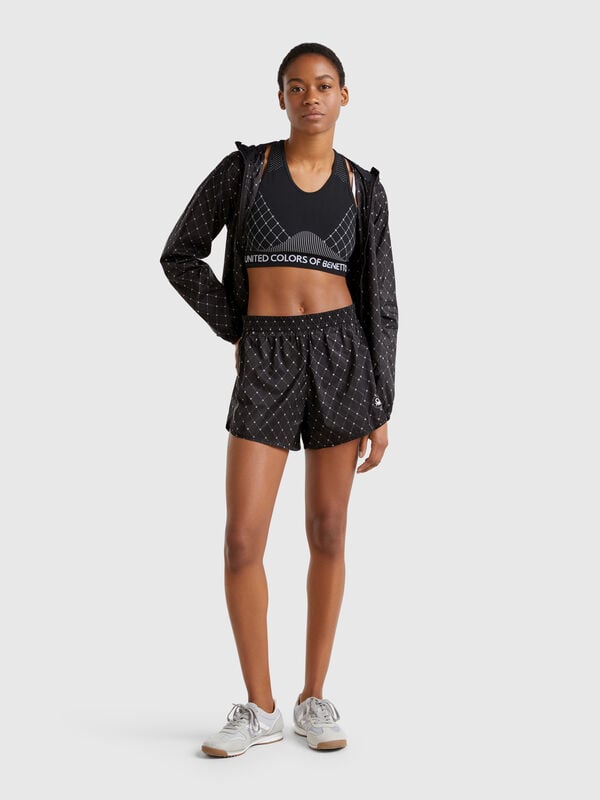 Short de sport en tissu  Femme