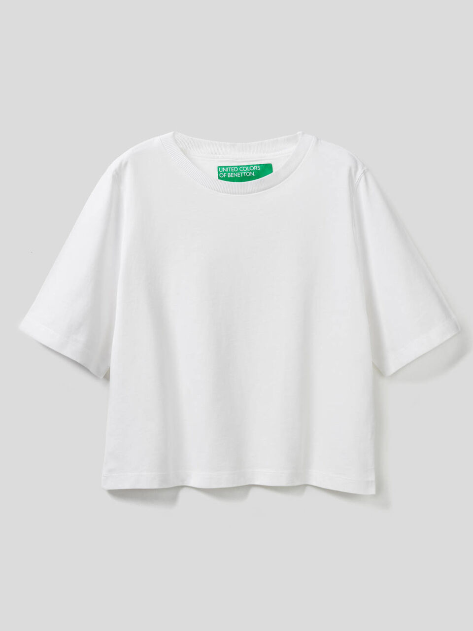 T-shirt coupe boxy 100% coton image number 1