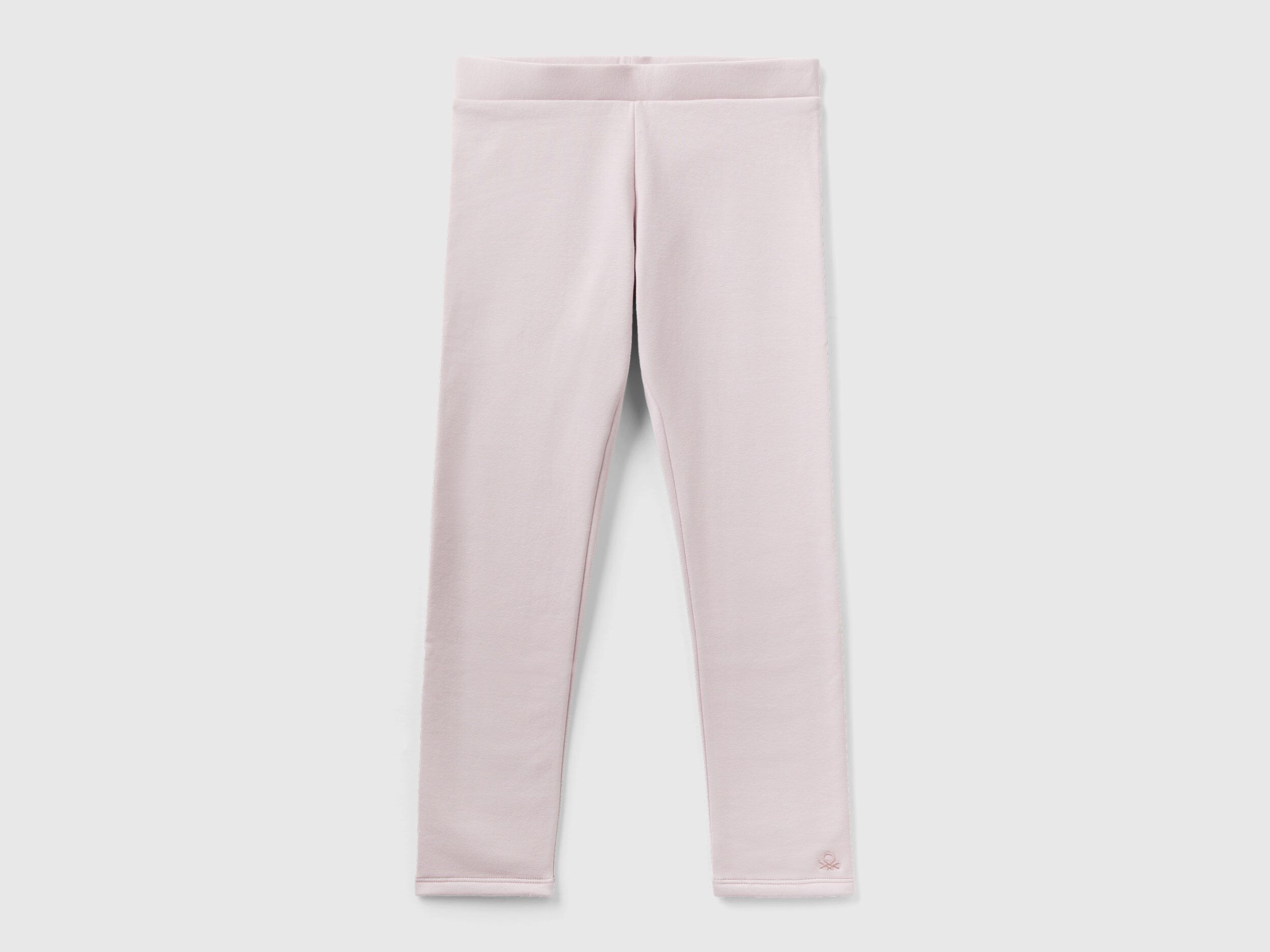 Legging chaud en molleton Rose Benetton