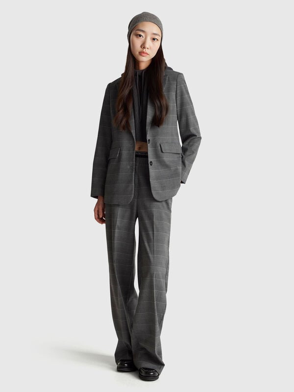 Blazer Prince de Galles Femme