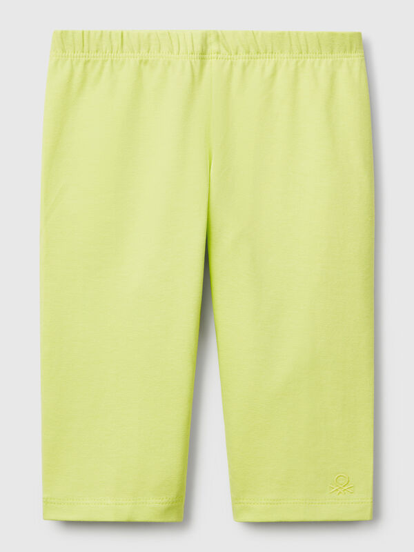 Legging 3/4 en coton stretch Filles