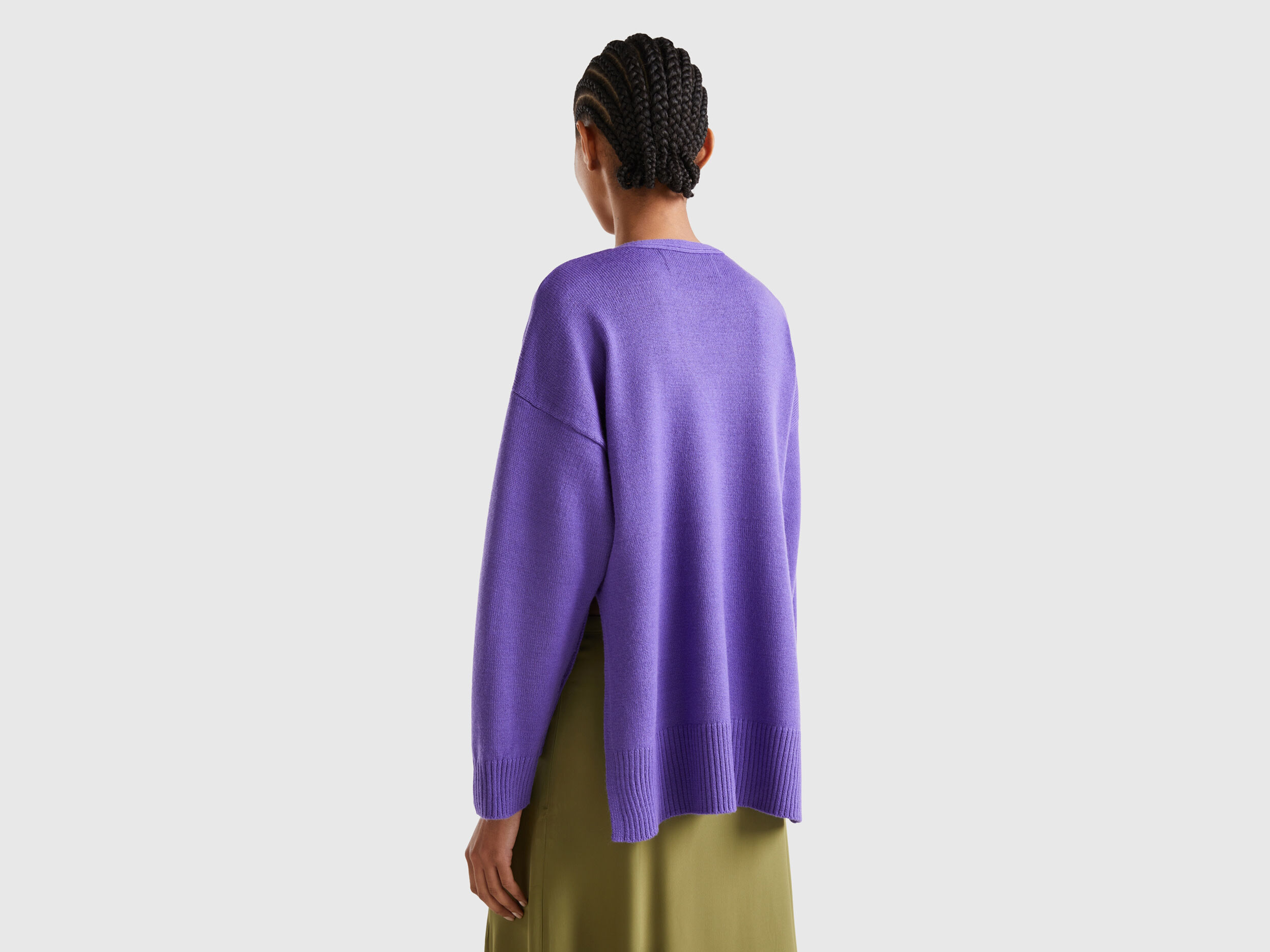 Benetton pull femme shop col v
