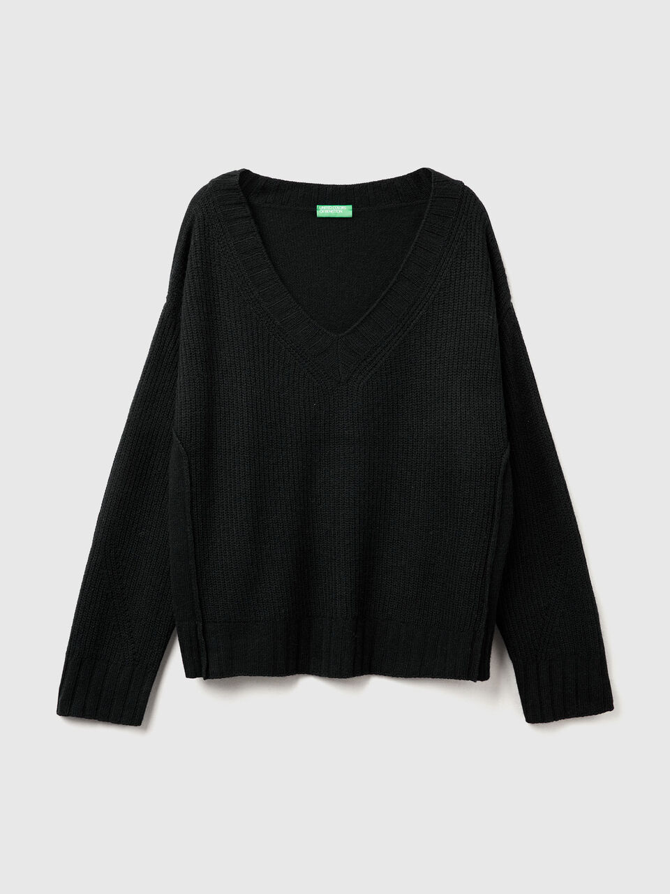 V NECK SWEATER L/S Femme image number null