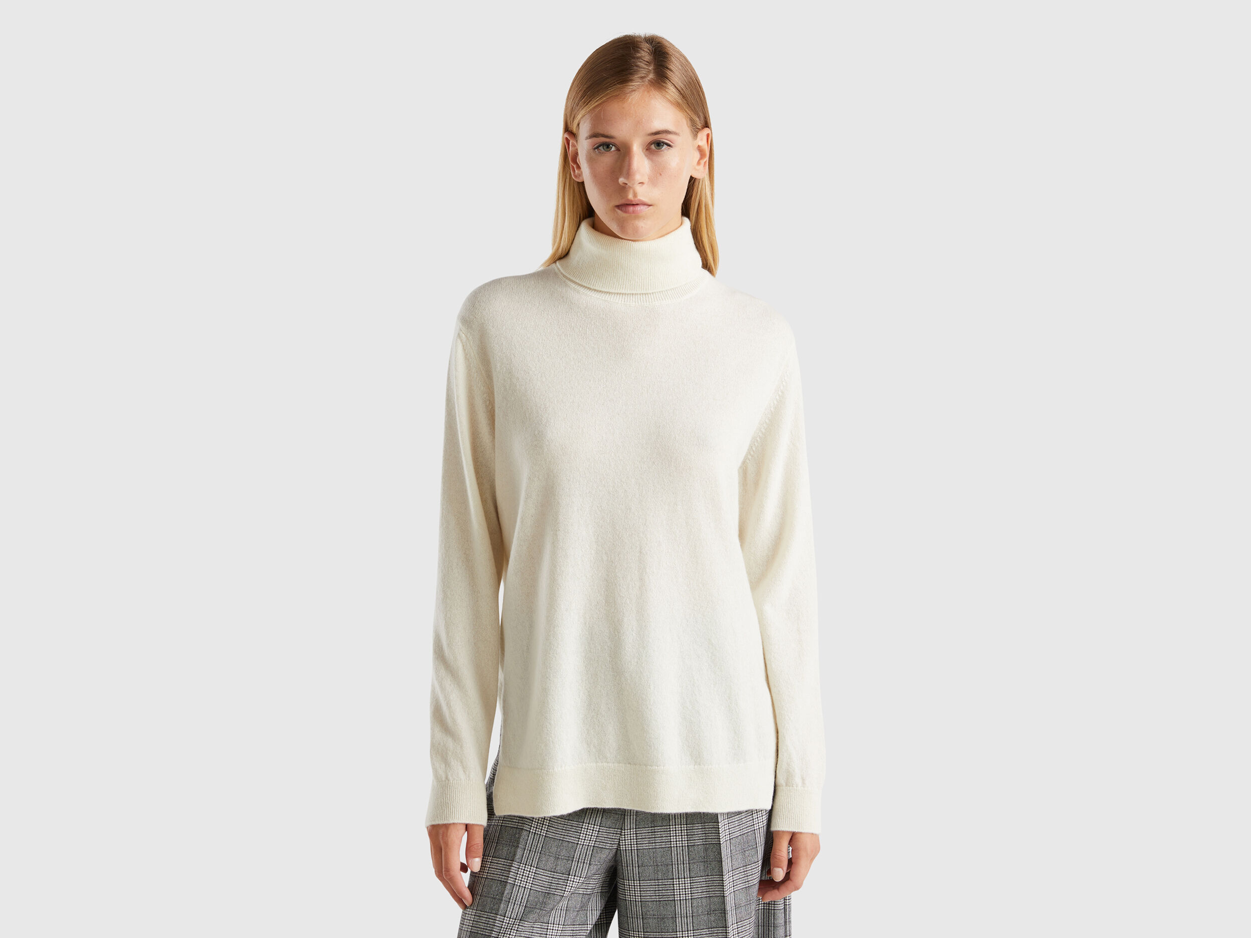 Pulls Cachemire Femme Nouvelle Collection 2024 Benetton