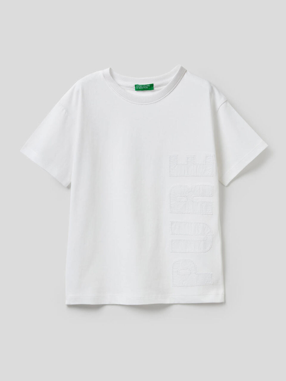 T-shirt avec patch lettres image number 1