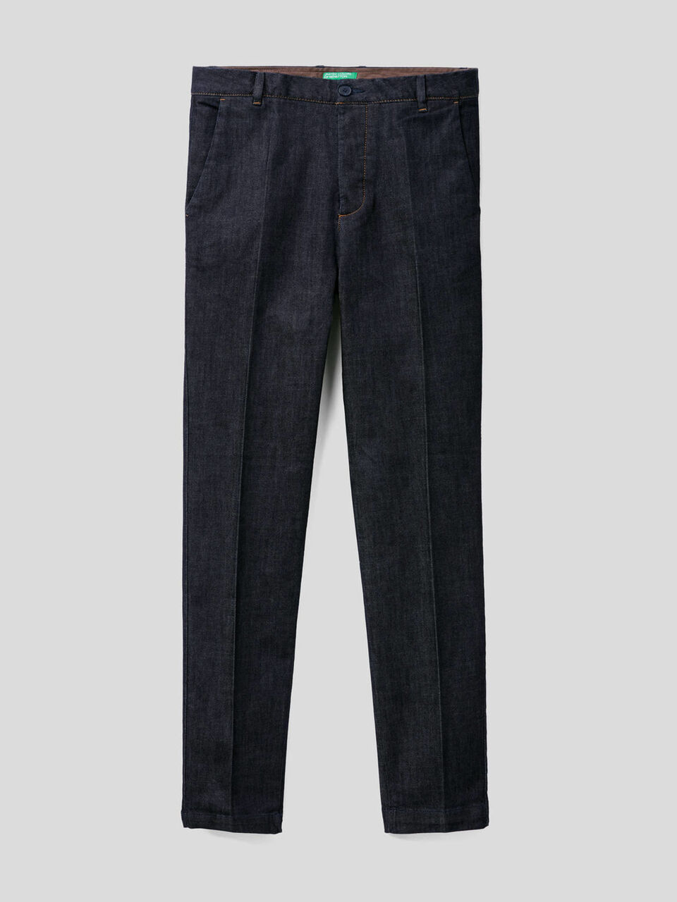 Chino en denim de coton stretch image number 1