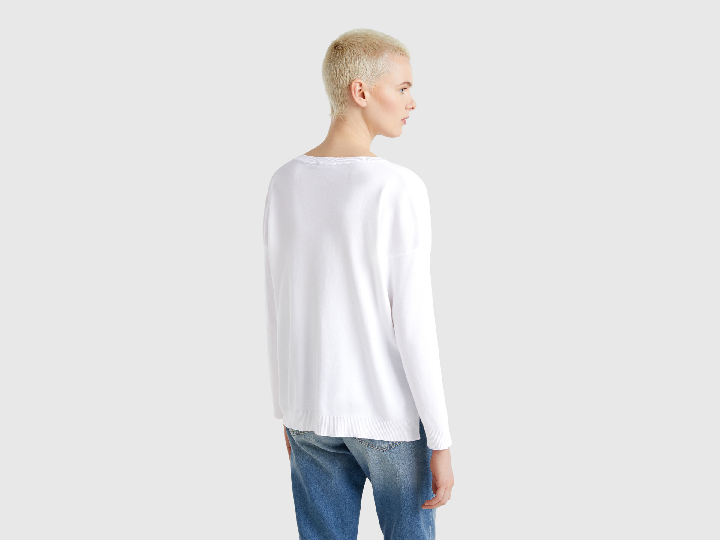 BOAT-NECK SWEAT.L/S Femme image number 1