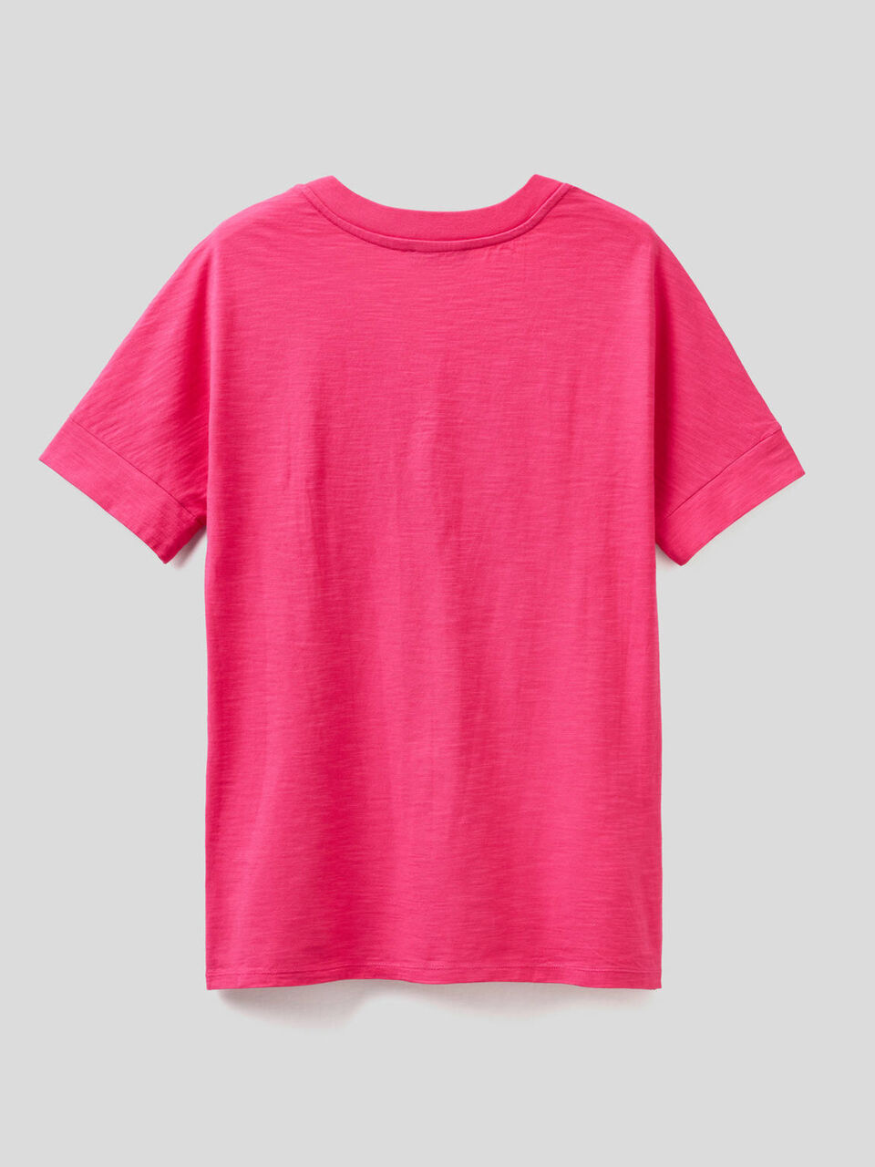 T-shirt avec col en V 100% coton image number 2