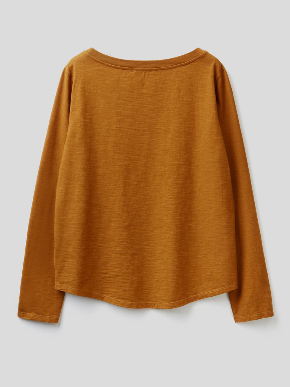 T-shirt manches longues en pur coton image number 2
