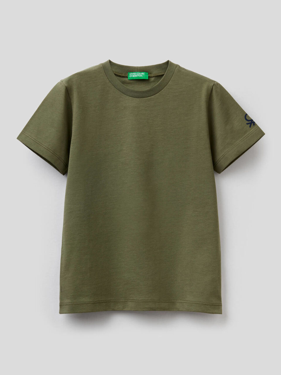 T-shirt en coton bio avec logo imprimé image number 1