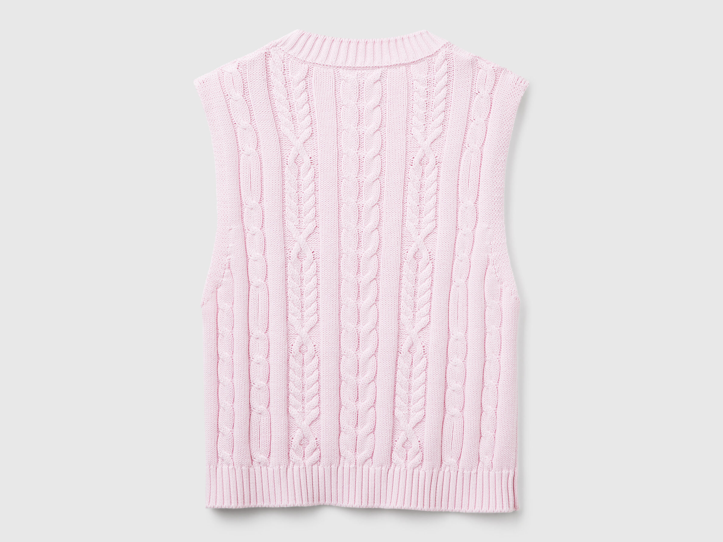 SLEEVELESS SWEATER Femme image number 4