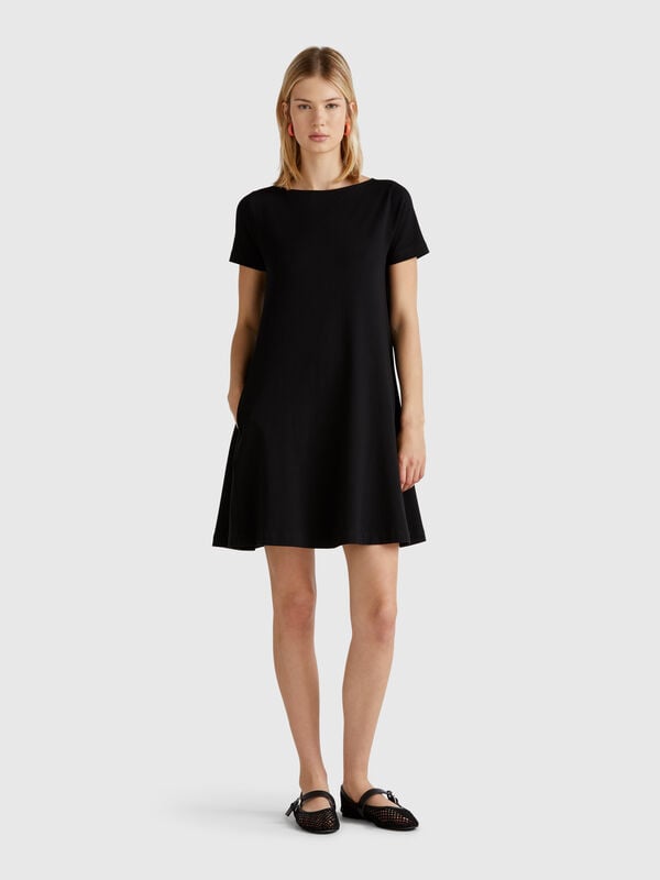 Robe courte évasée Femme