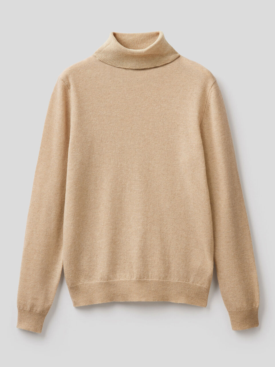 Pull chaud col roulé en pure laine vierge image number 1