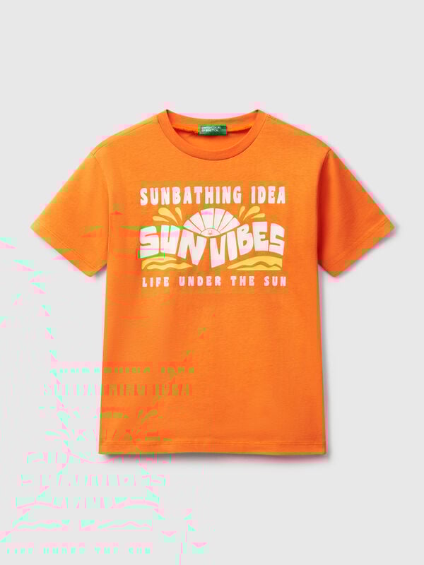 T-shirt à imprimé fluo Garçon