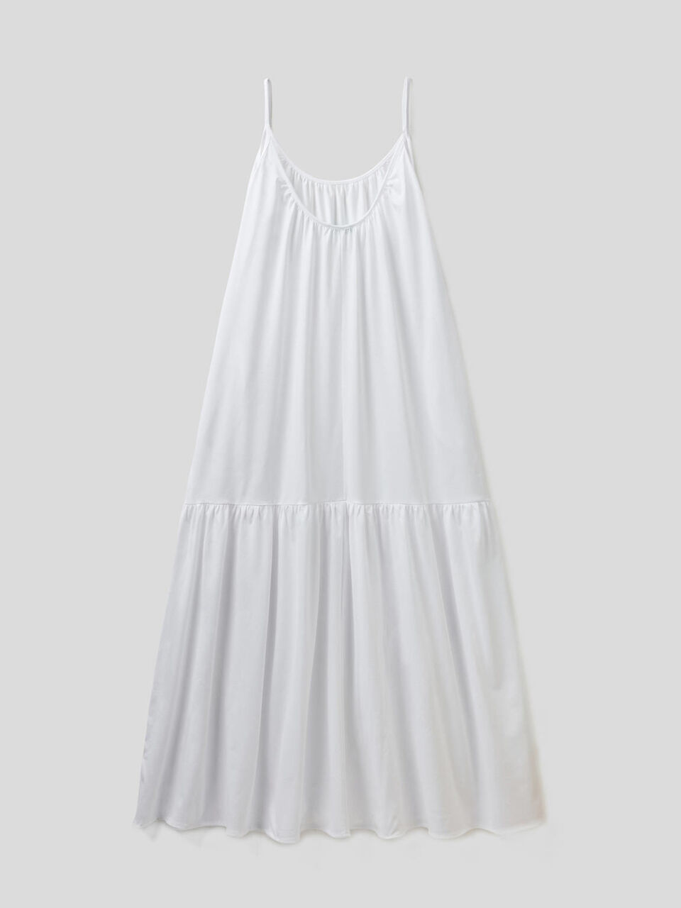 Grande robe à bretelles en 100% coton image number 2