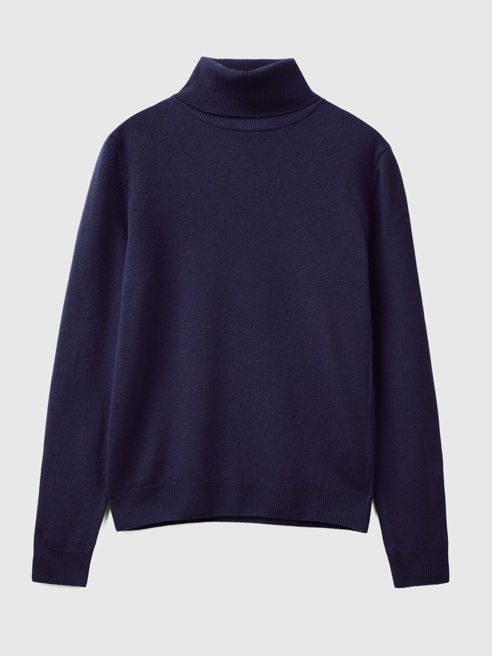 Pull col roulé shop benetton femme