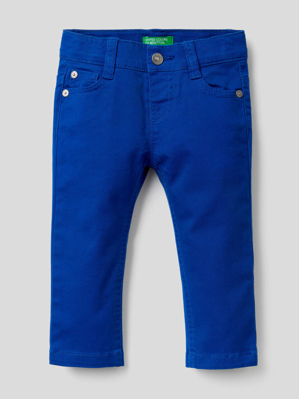 Pantalon coupe slim en coton stretch image number 1