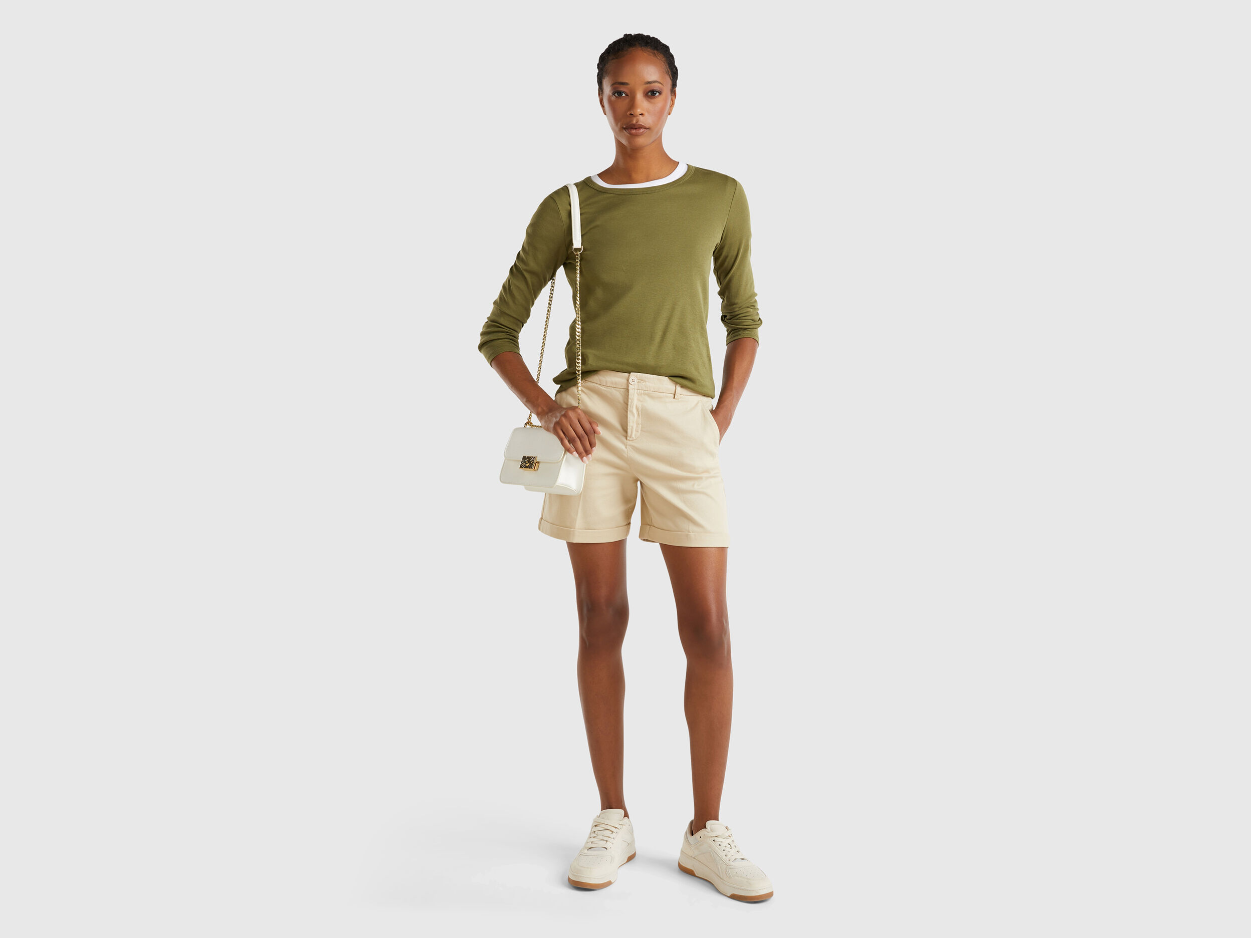 Bermuda benetton femme 2025