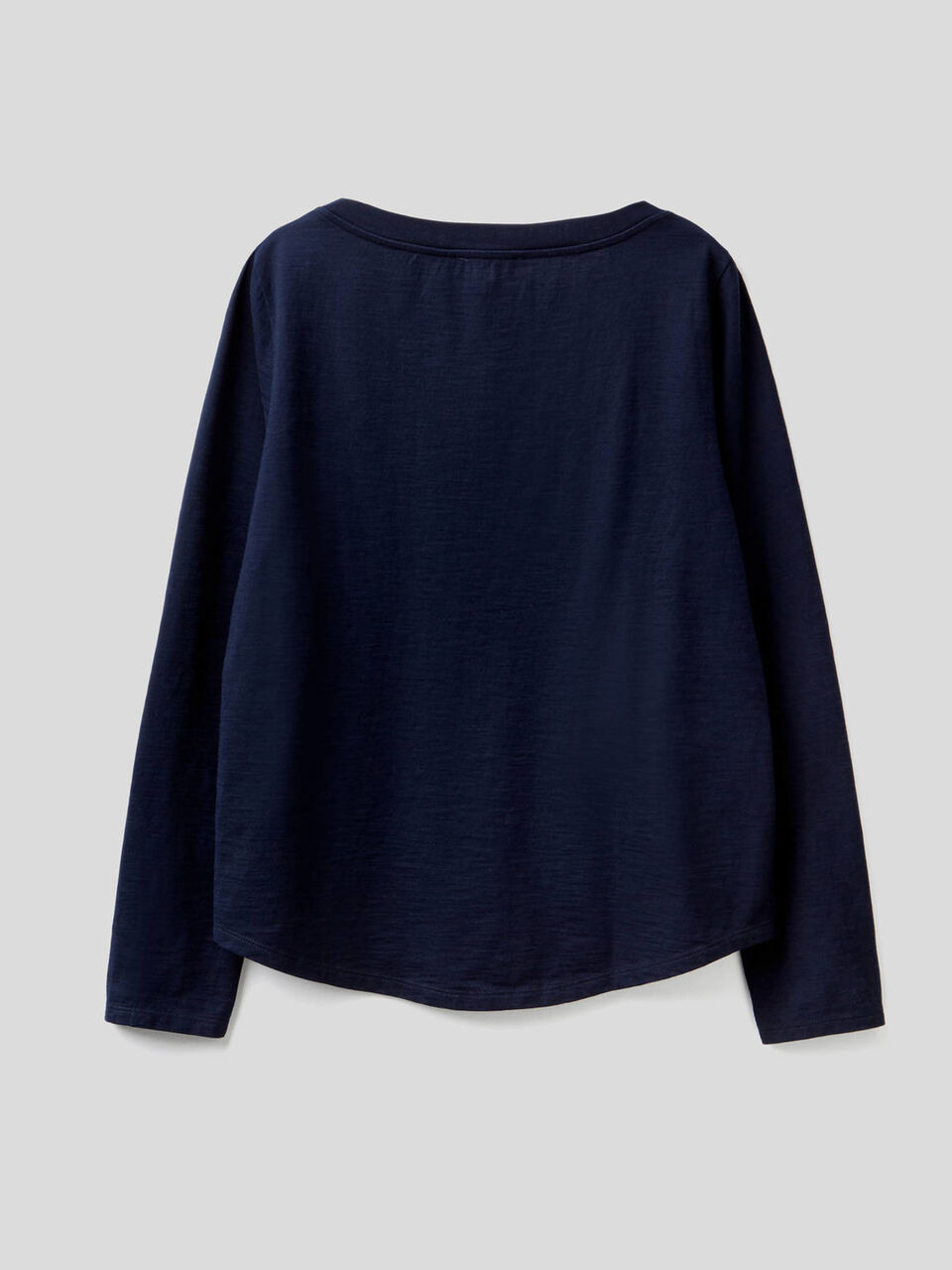 T-shirt manches longues en pur coton image number 2