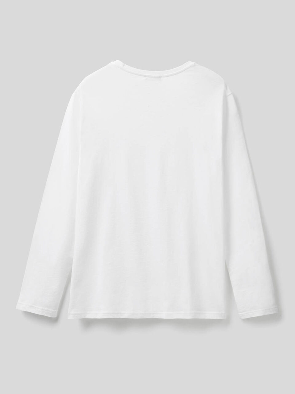 T-shirt à manches longues en pur coton image number 2