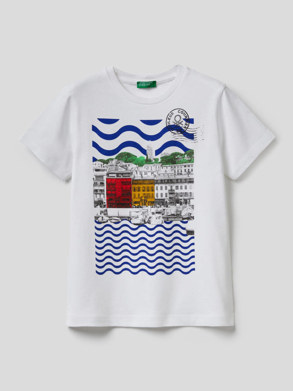 T-shirt avec imprimé paysage image number 1