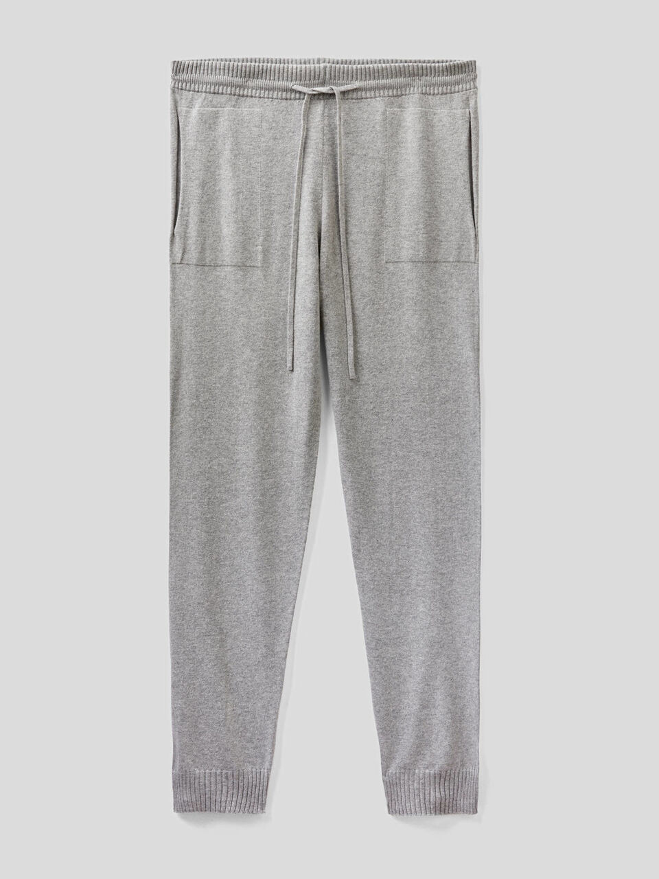Pantalon en laine mélangée avec cordon de serrage image number 1