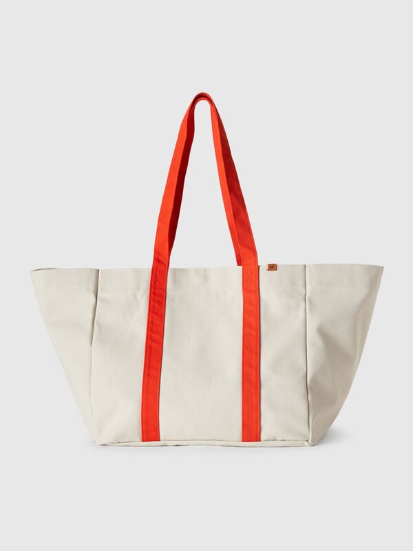 Sac cabas en pur coton Femme