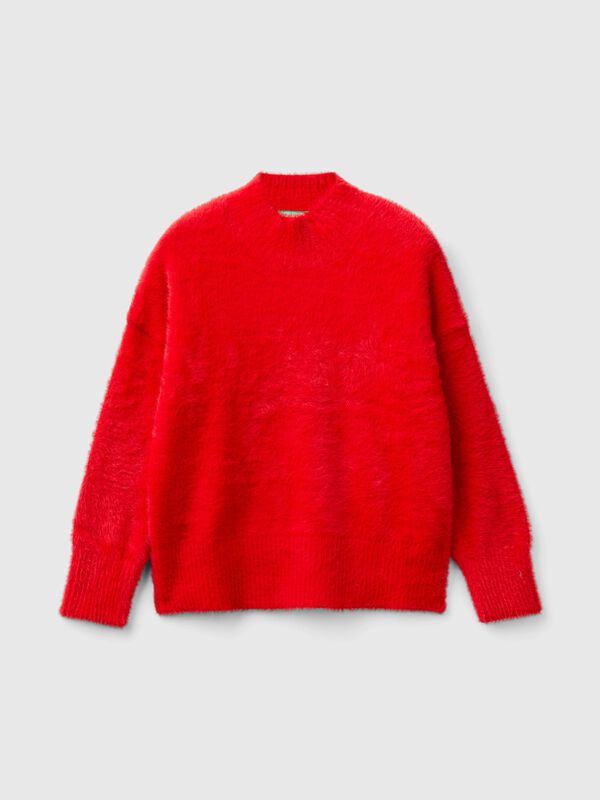 Tricoté en fil fourrure Filles