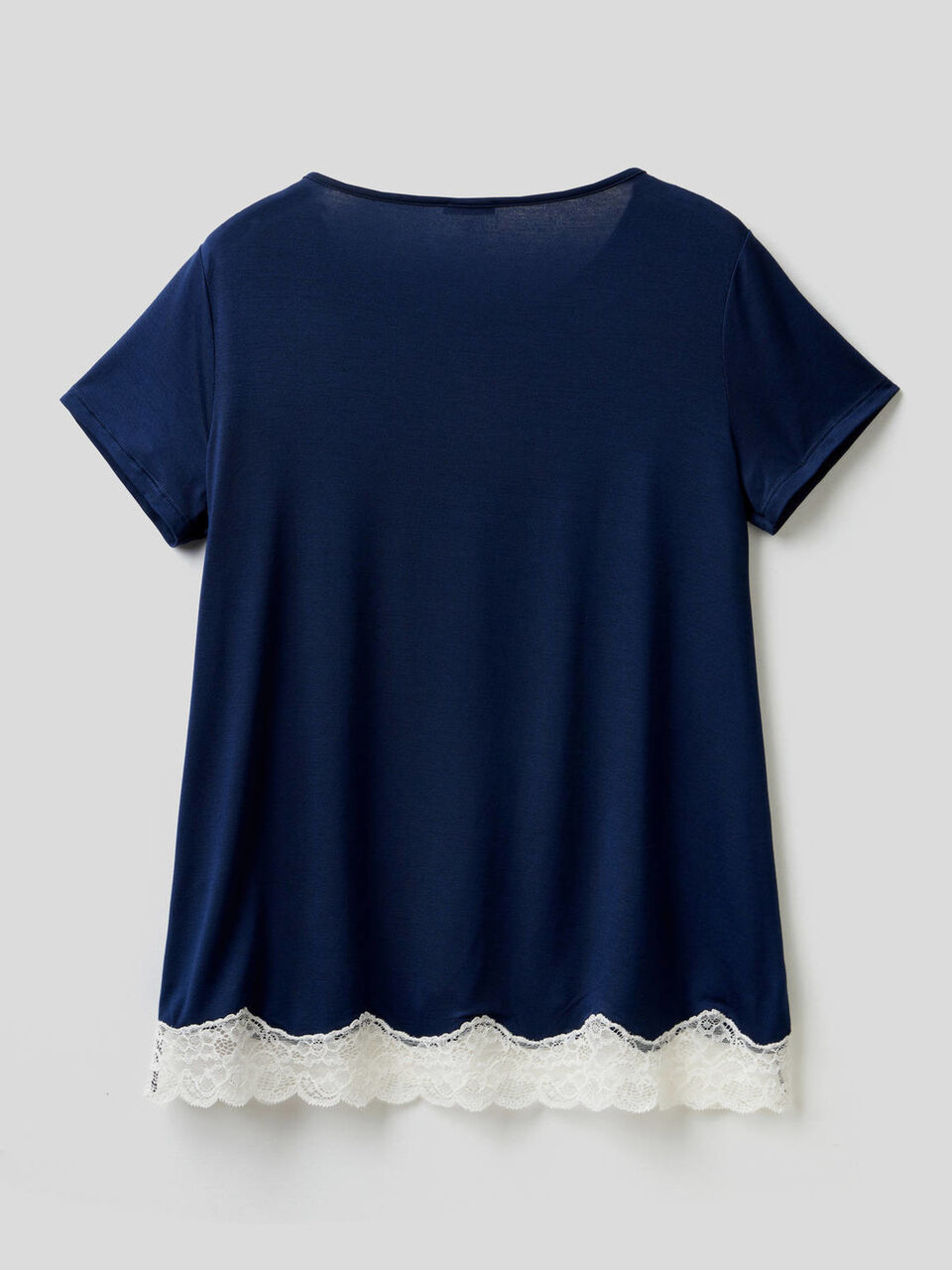 T-shirt à manches courtes avec dentelle image number 2