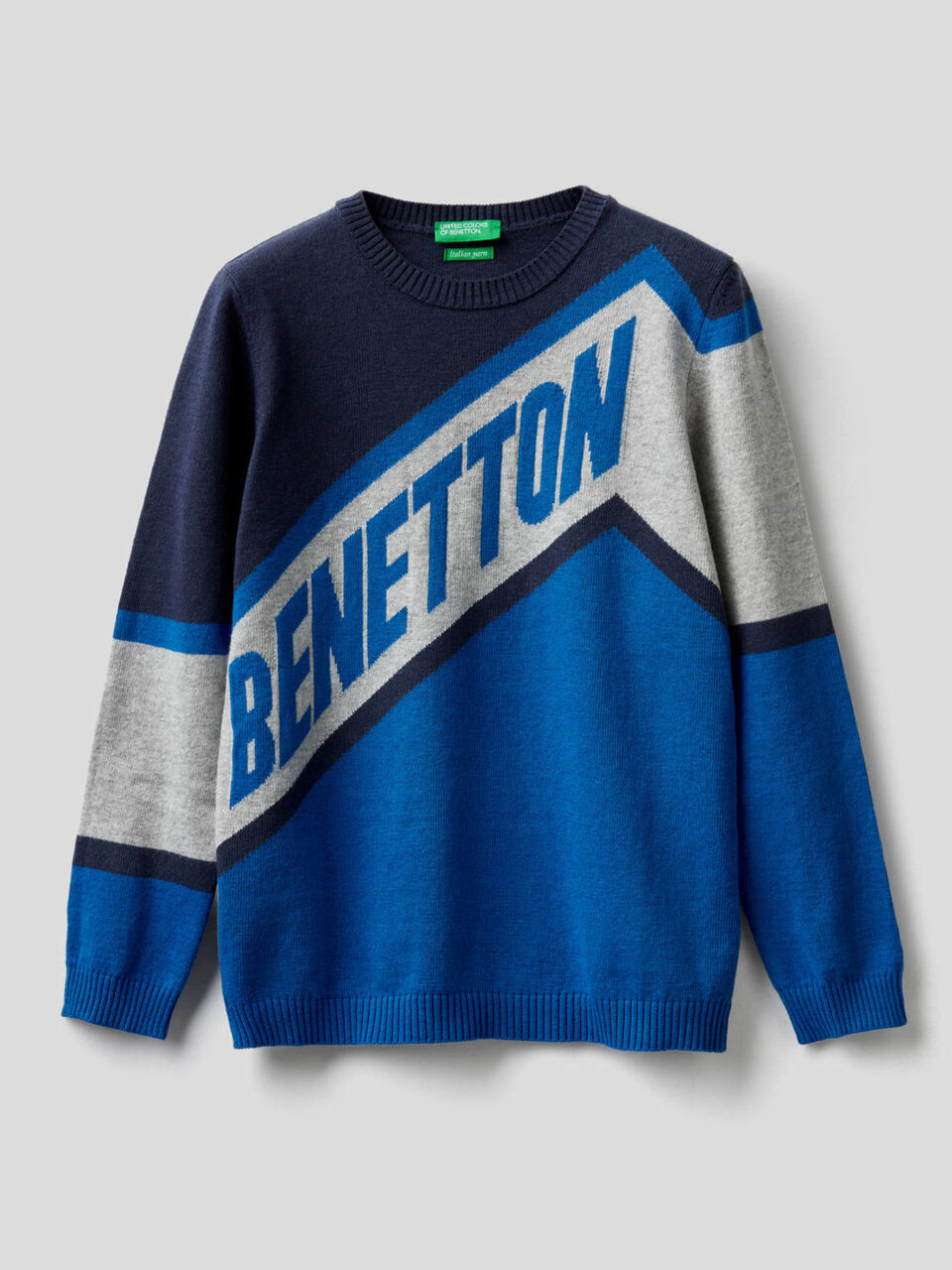 Pull avec logo en intarsia image number 1