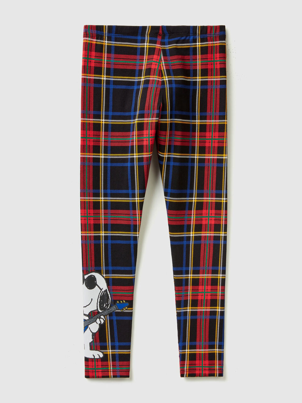 Legging à carreaux avec imprimé "Snoopy" image number 2