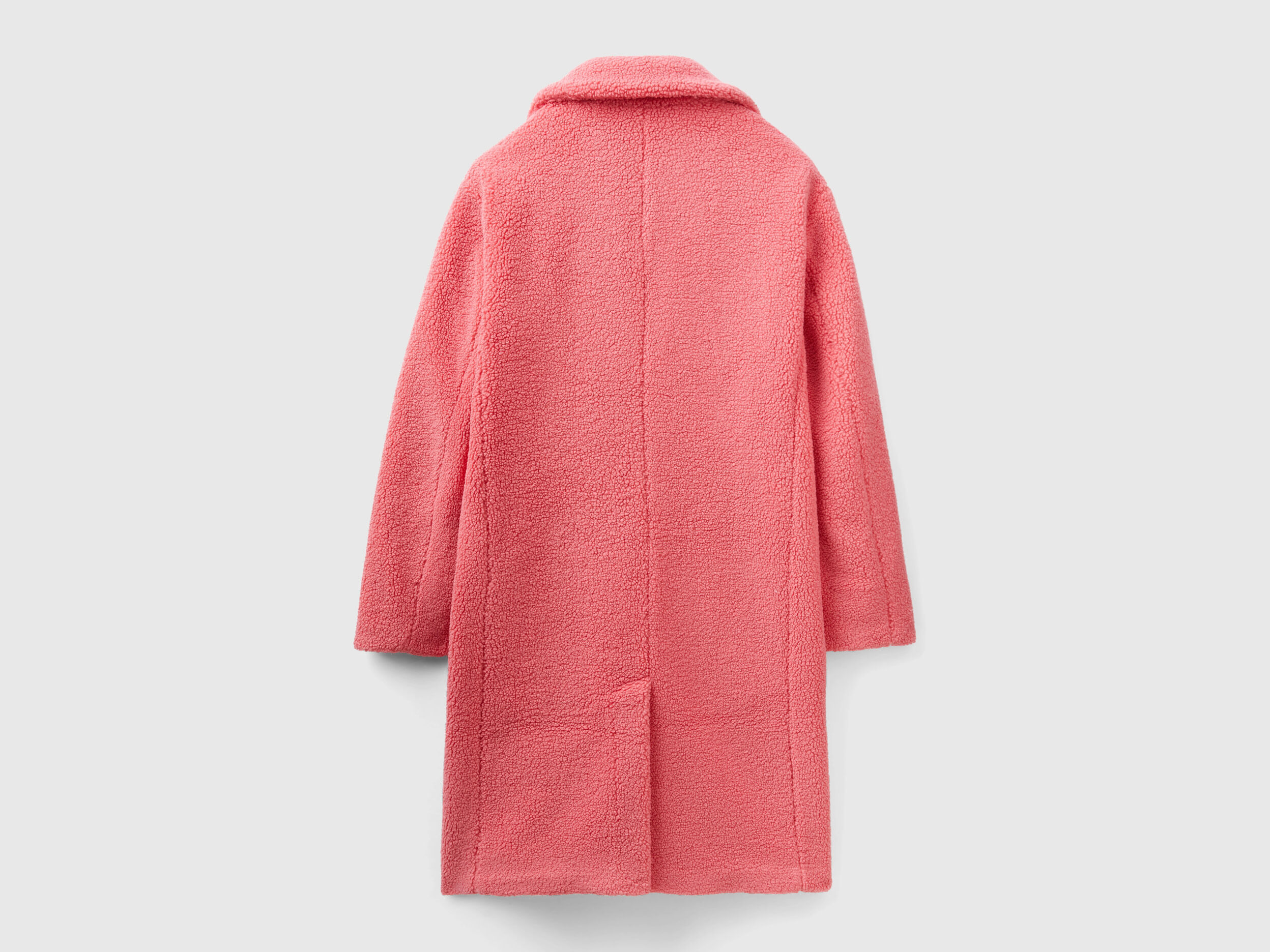Manteau teddy outlet rose