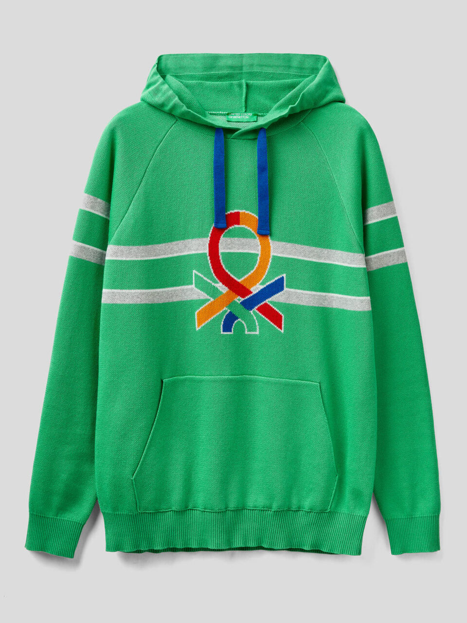 Pull à capuche et logo multicolore image number 1