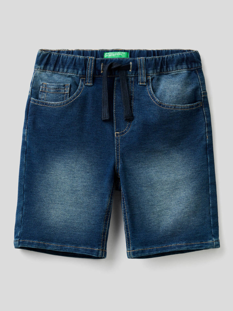 Bermuda en molleton effet denim image number 1